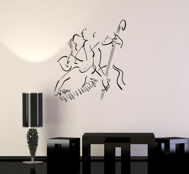 Vinyl Decal Abstract Music Musical Instrument Orchestra Wall Stickers Unique Gift (ig2786)