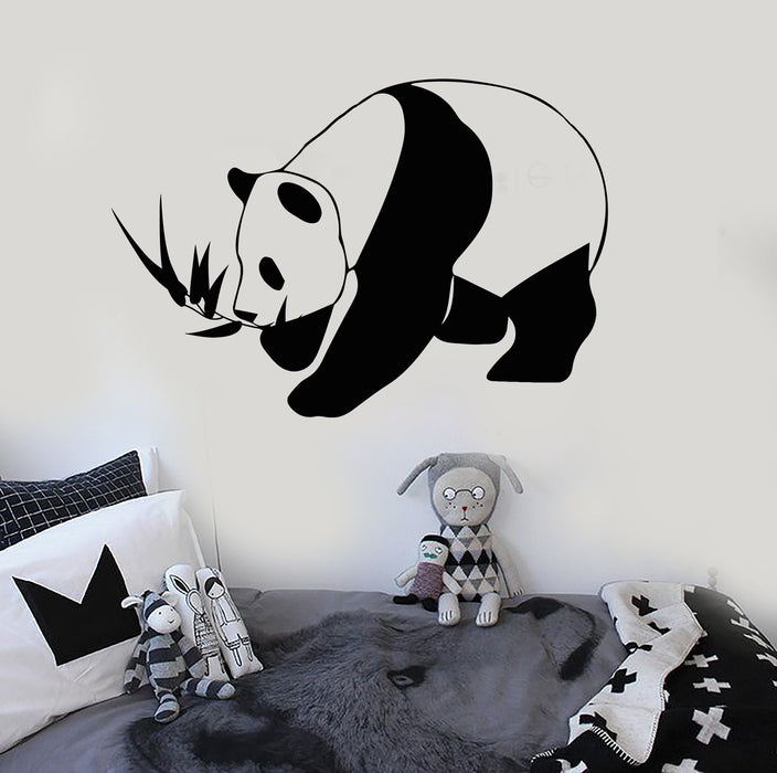 Vinyl Wall Decal Panda Bear Animal Children's Room Stickers Mural Unique Gift (527ig)