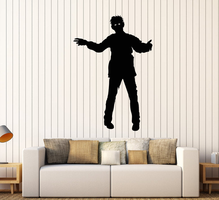 Vinyl Wall Decal Zombie Man Monster Movie Horror Stickers (2500ig)