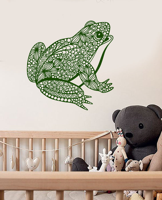 Vinyl Wall Decal Abstract Frog Animal For Children's Room Stickers Unique Gift (1988ig)