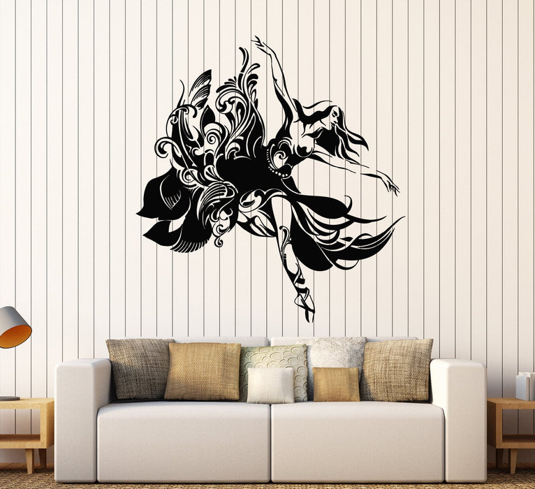 Виниловые наклейки на стену Абстрактные красивые балерины балерины наклейки (2301ig)