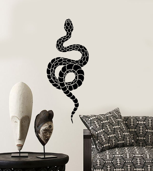 Vinyl Wall Decal Abstract Animal Snake Ethnic Style Stickers (3589ig)