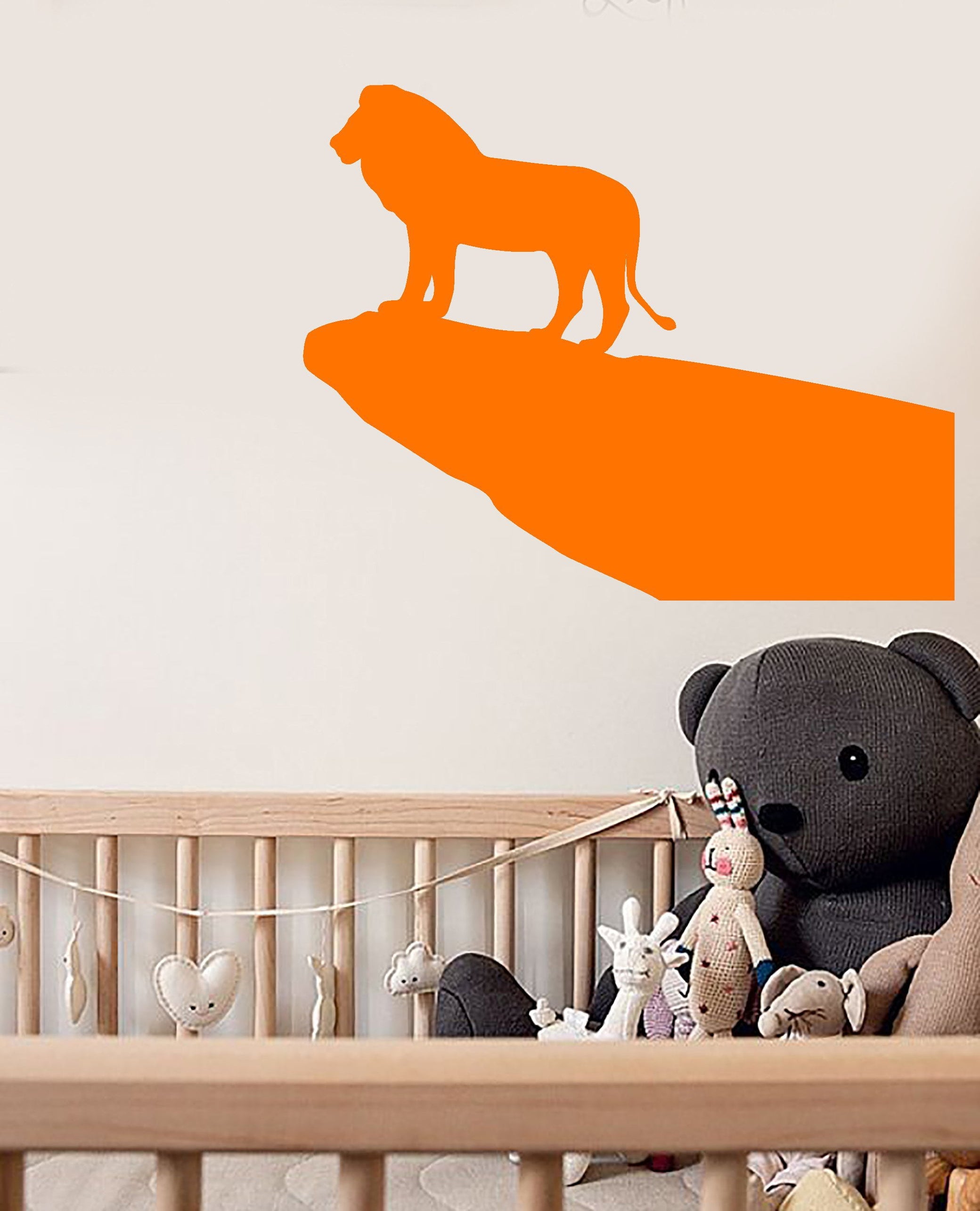 Vinyl Wall Decal Lion King African Animal Silhouette Cartoon Stickers ...