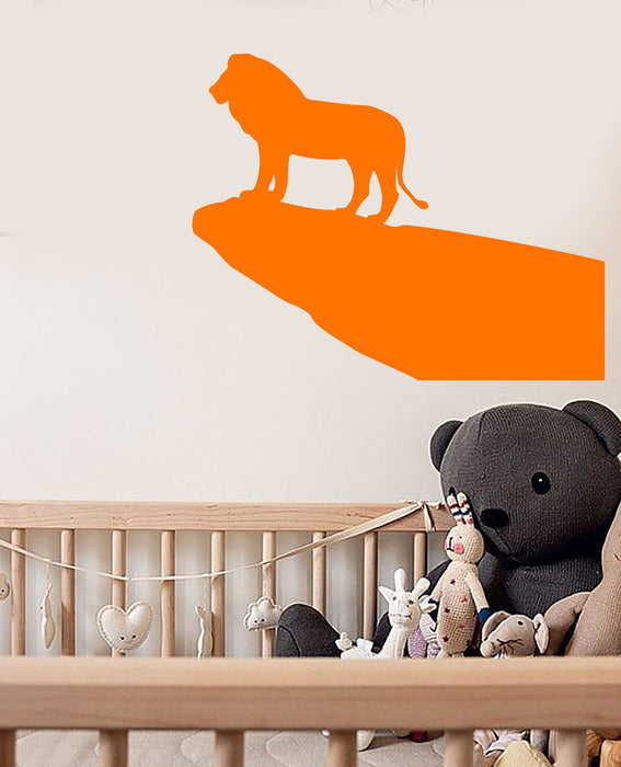 Vinyl Wall Decal Lion King African Animal Silhouette Cartoon Stickers Unique Gift (1936ig)