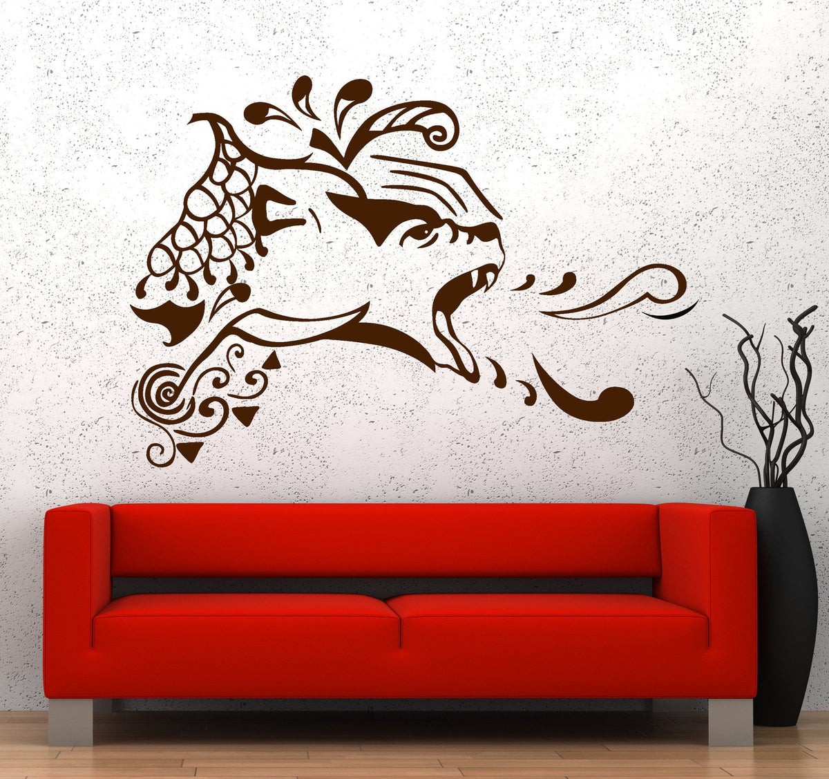 Vinyl Wall Decal Bear Predator Animal Tribal Stickers Unique Gift (676 ...