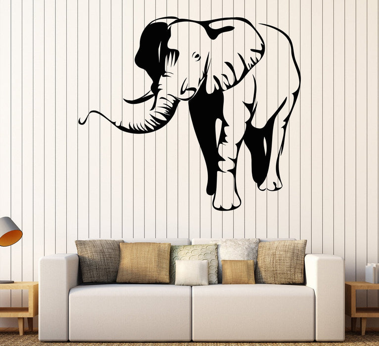Vinyl Wall Decal Elephant African Animal Zoo Children's Room Stickers Unique Gift (092ig)