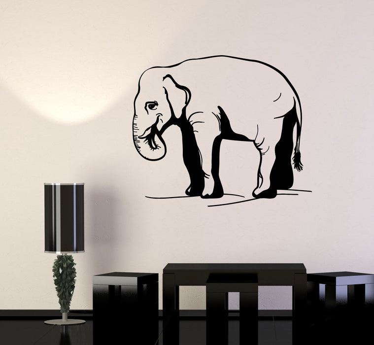 Vinyl Wall Decal African Elephant Animal Room Art Stickers Mural Unique Gift (593ig)