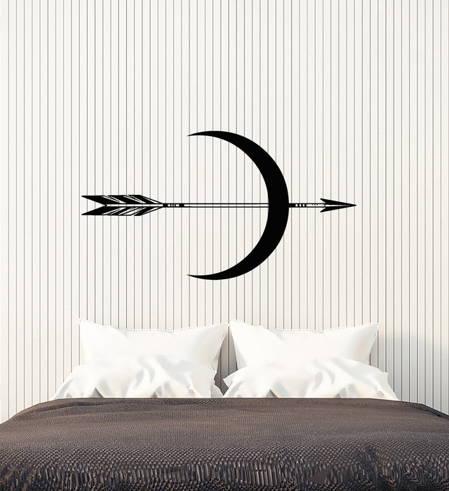 Vinyl Wall Decal Ethnic Style Bedroom Decor Arrow Crescent Stickers (2942ig)