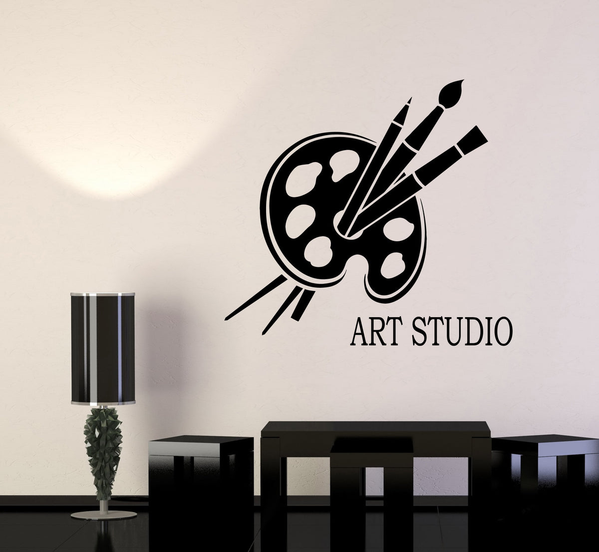 Vinyl Wall Decal Art Studio Logotype Signboard For Painter Stickers (2 ...