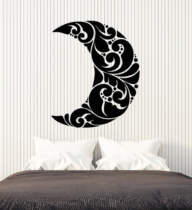 Vinyl Wall Decal Art Abstract Moon Room Decoration Stickers (2448ig)
