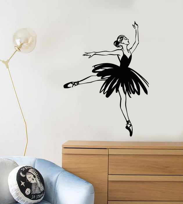 Vinyl Wall Decal Abstract Ballerina Ballet Dance Studio Stickers (3463ig)