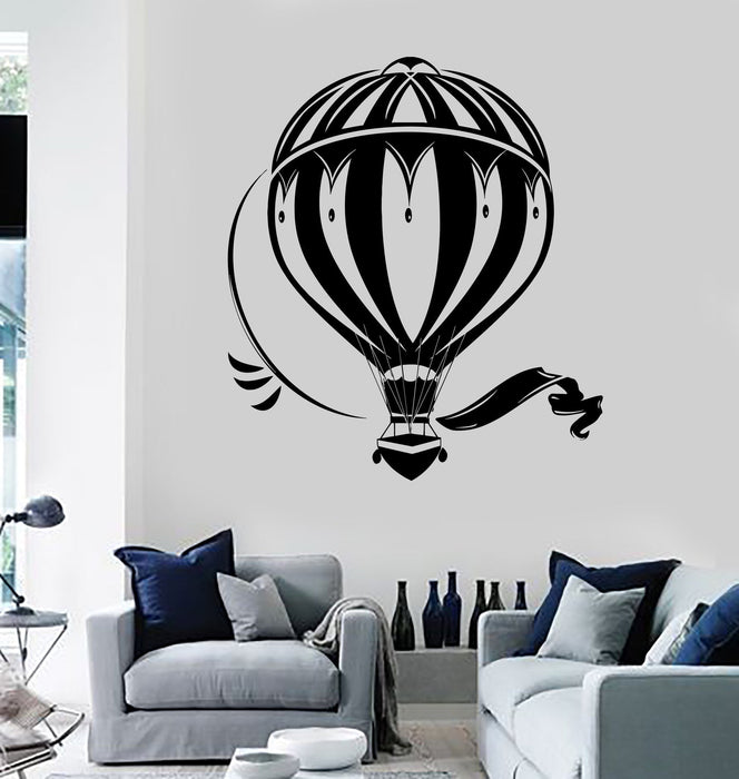 Vinyl Wall Decal Balloon Travel Journey Room Art Stickers Unique Gift (ig4082)