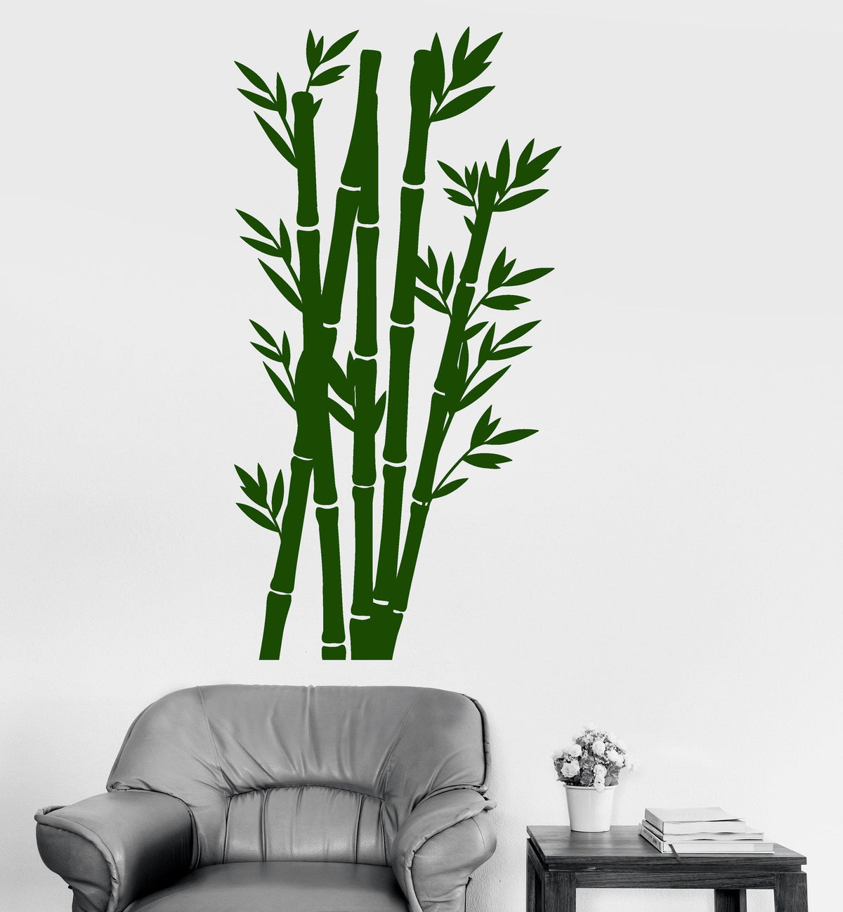 Vinyl Wall Decal Tree Nature Bamboo Chinese Japanese Home Decor Sticke ...