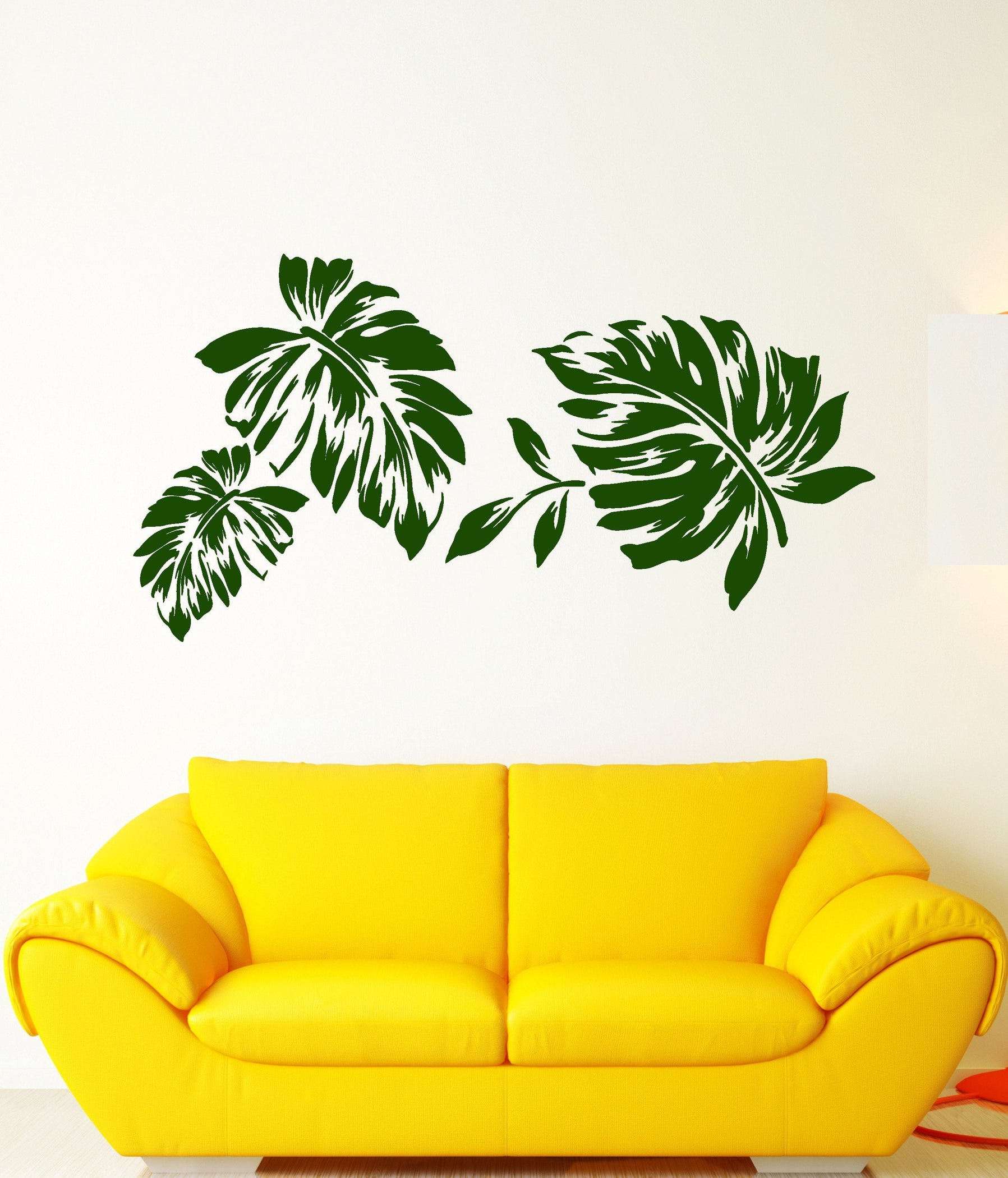 Vinyl Wall Decal Leaves Foliage Nature Style Room Decor Stickers Uniqu