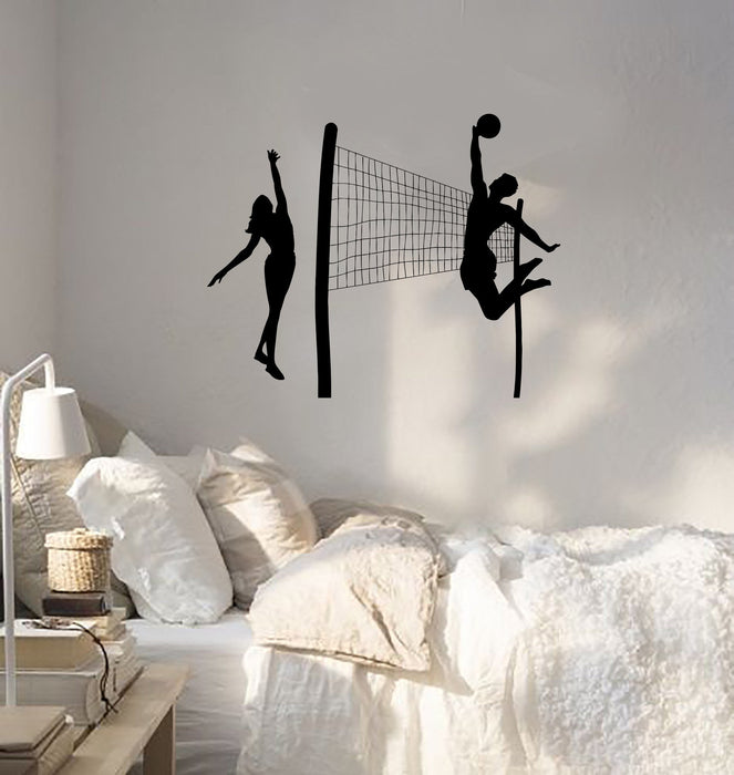 Wall Sticker Vinyl Decal Beach Volleyball Sports Leisure Relax Unique Gift (ig1865)