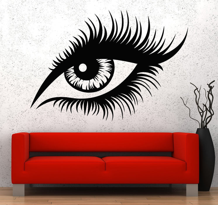 Vinyl Wall Decal Beautiful Female Sexy Eye Sight Stickers Unique Gift (718ig)