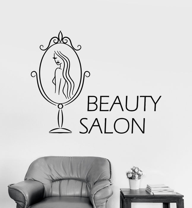 Vinyl Wall Decal Beauty Salon Spa Fashion Woman Stickers Unique Gift (ig3993)