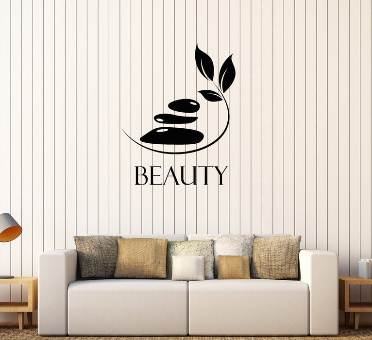 Vinyl Wall Decal Beauty Spa Salon Logo Relax Stickers Mural Unique Gift (586ig)