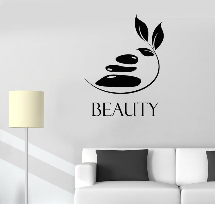 Vinyl Wall Decal Beauty Spa Salon Logo Relax Stickers Mural Unique Gift (586ig)