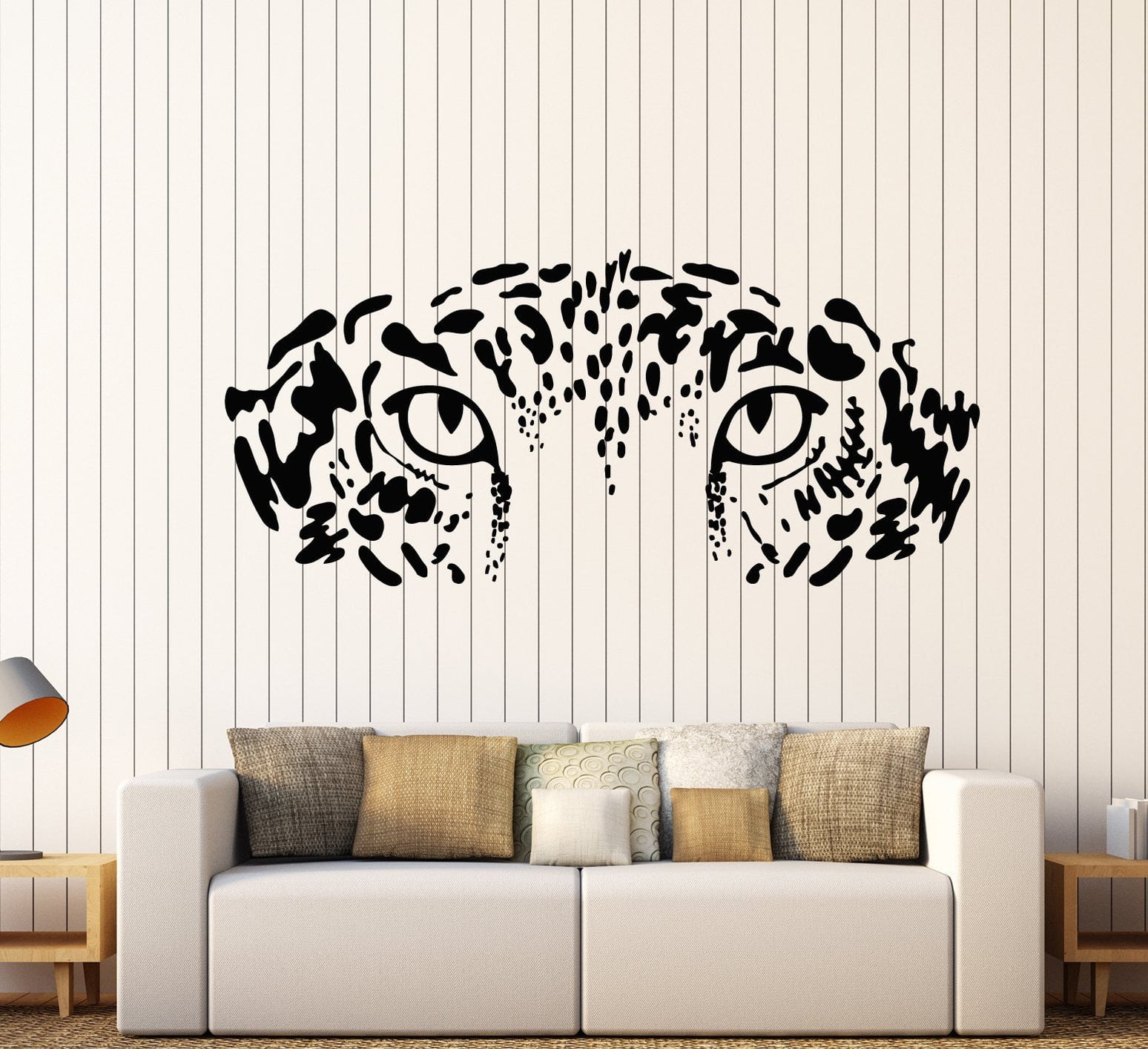 Vinyl Wall Decal Wild Big Cat Leopard Predator African Animal Stickers ...