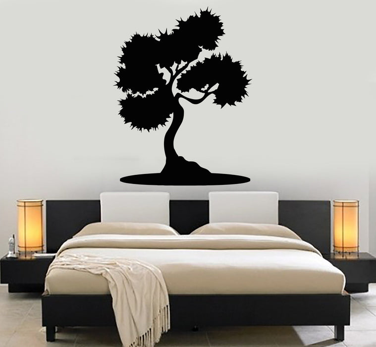 Vinyl Wall Decal Bonsai Tree Asian Style Room Stickers Mural Unique Gift (620ig)