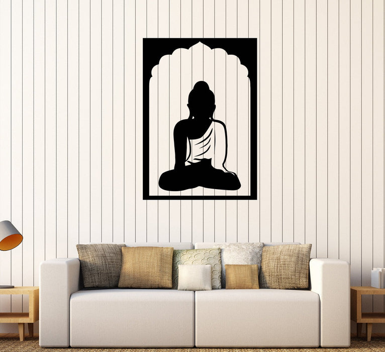Vinyl Wall Decal Buddha Religion Biddhism India Stickers Unique Gift (201ig)