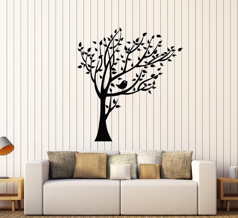 Vinyl Wall Decal Cartoon Bird On The Tree Children's Room Decor Stickers (2329ig)