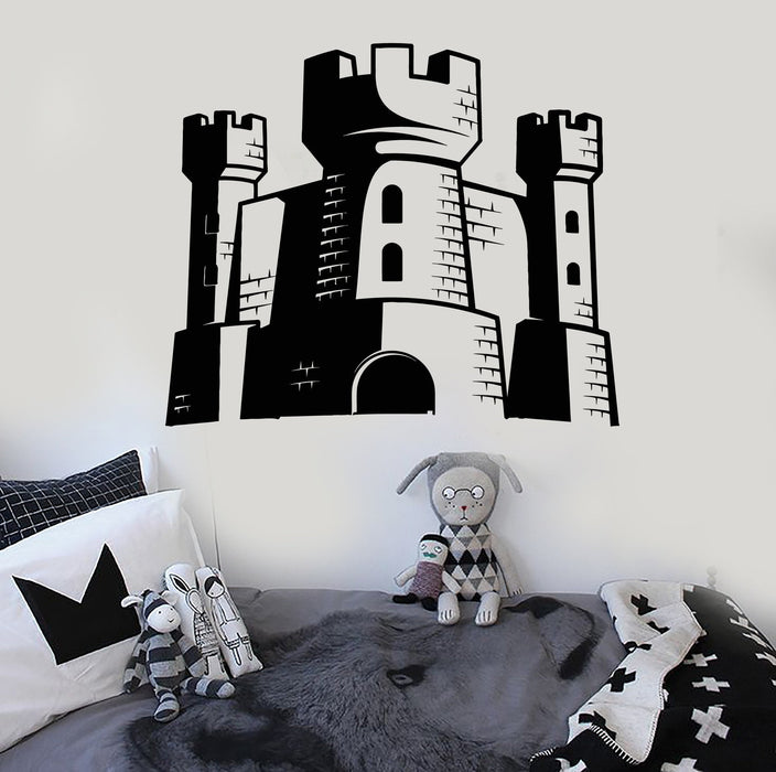 Vinyl Wall Decal Fairy Tale Castle Nursery Child Room Kids Stickers Unique Gift (ig4310)