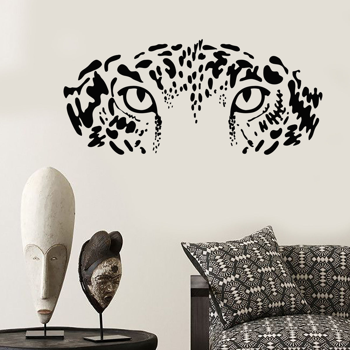 Vinyl Wall Decal Wild Big Cat Leopard Predator African Animal Stickers ...