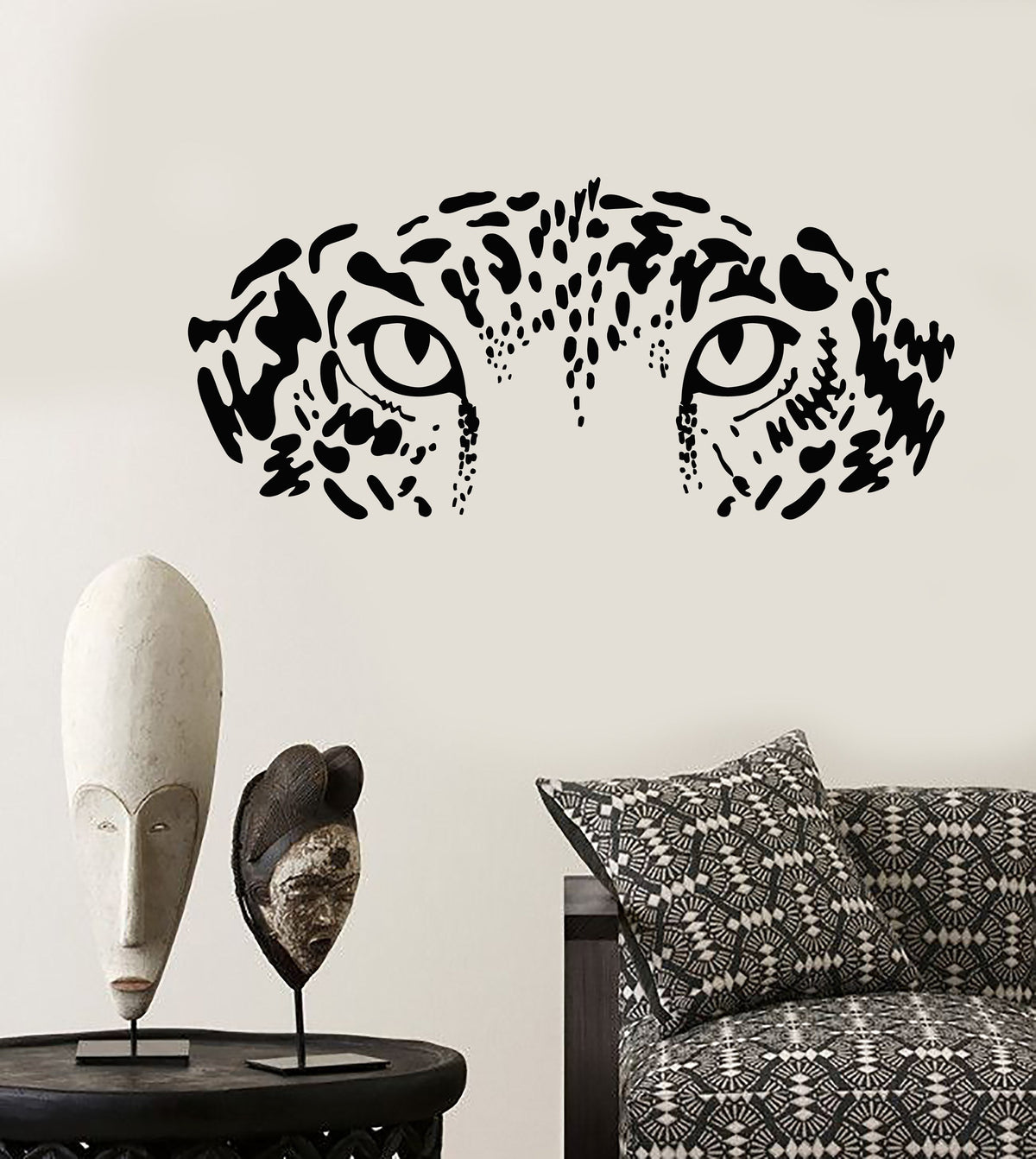 Vinyl Wall Decal Wild Big Cat Leopard Predator African Animal Stickers ...