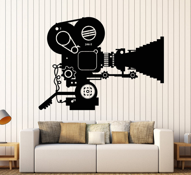 Vinyl Wall Decal Video Camera Operator Cinema Movie Stickers Unique Gift (867ig)