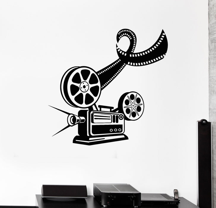 Vinyl Wall Decal Cinema Movie Film Camera Filming Stickers Unique Gift (545ig)