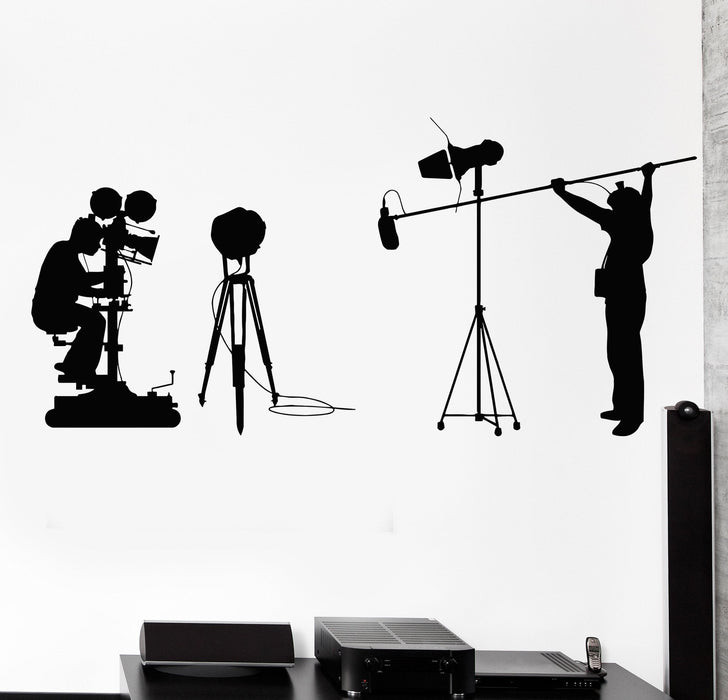 Vinyl Wall Cinema Cinematography Camera Filming Director Decal Stickers Unique Gift (768ig)