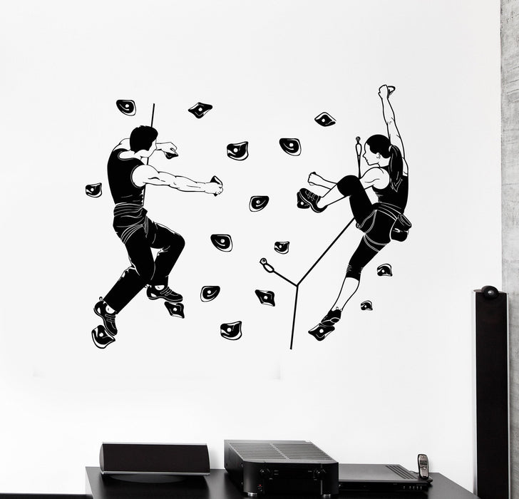 Vinyl Wall Decal Climbing Club Climbers Extreme Sports Stickers Unique Gift (ig4424)
