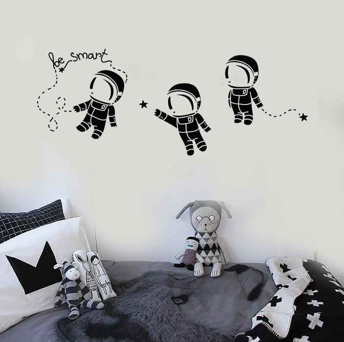 Vinyl Wall Decal Cosmonaut Spaceman Nursery Kids Room Stickers Unique Gift (ig4317)