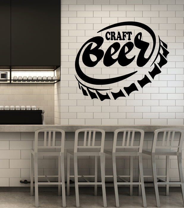Vinyl Wall Decal Craft Beer Alcohol Home Bar Pub Stickers (3349ig)