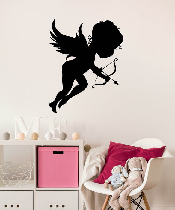 Vinyl Wall Decal Cupid Love Romantic Cute Girl Room Stickers Unique Gift (ig184)
