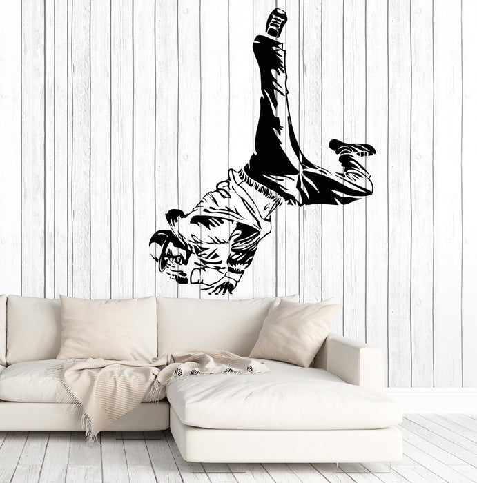 Vinyl Wall Decal Break Dance Dancer Teen Room Decor Stickers Unique Gi ...