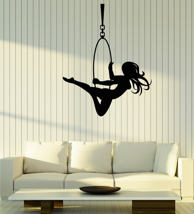 Виниловая наклейка на стену Цирковая артистка Обнаженная девушка Сексуальная женщина Наклейки (2707ig)
