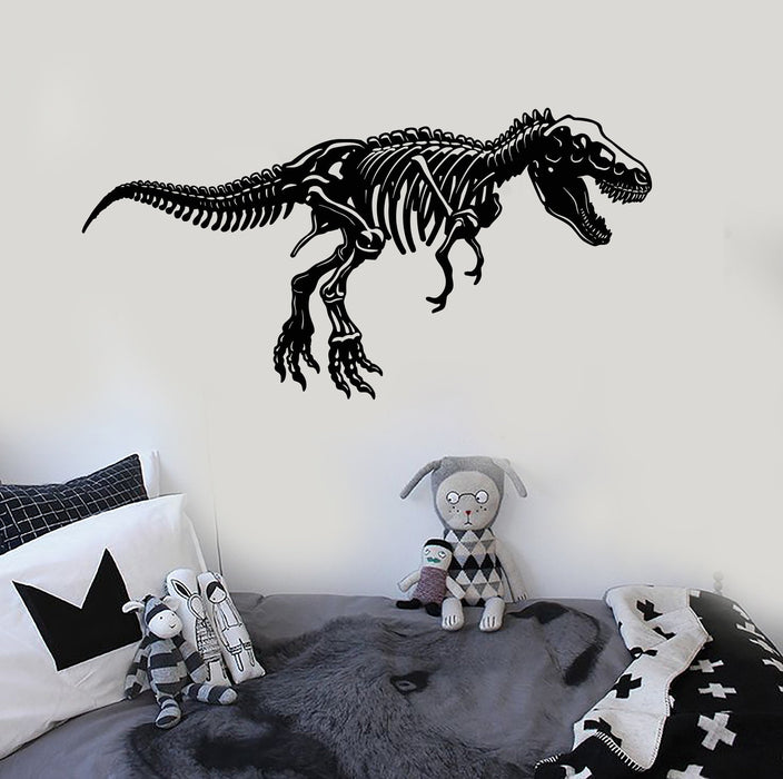 Vinyl Wall Decal Dinosaur Skeleton Kids Room Stickers Unique Gift (ig4094)