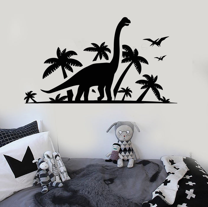 Autocollant mural en vinyle Dinosaur Park pour chambre d'enfant, cadeau unique (ig3828)