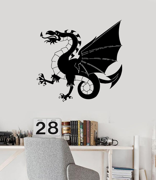 Wall Stickers Vinyl Decal Chinese Dragon Fantasy Myth Kids Room Decor Unique Gift (ig164)