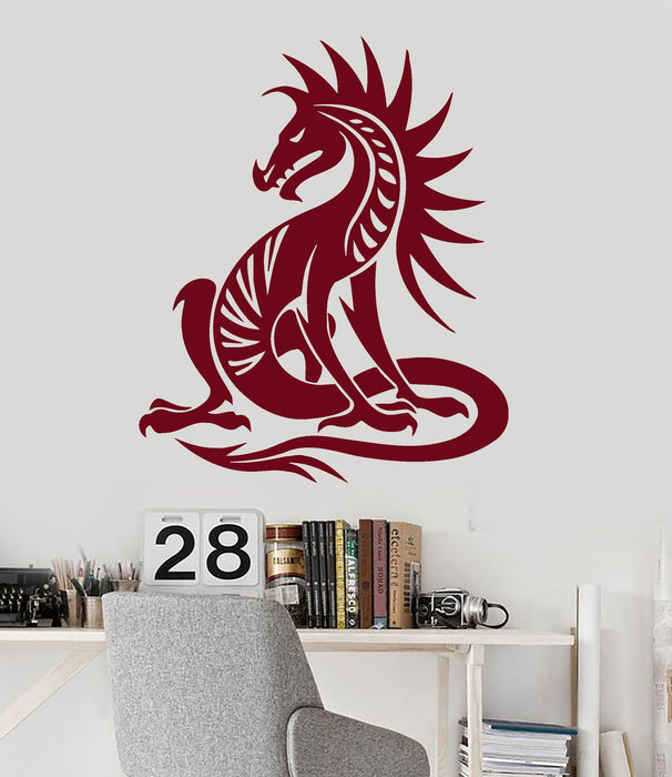Vinyl Wall Decal Chinese Dragon Mythical Creature Kids Room Stickers Unique Gift (ig233)
