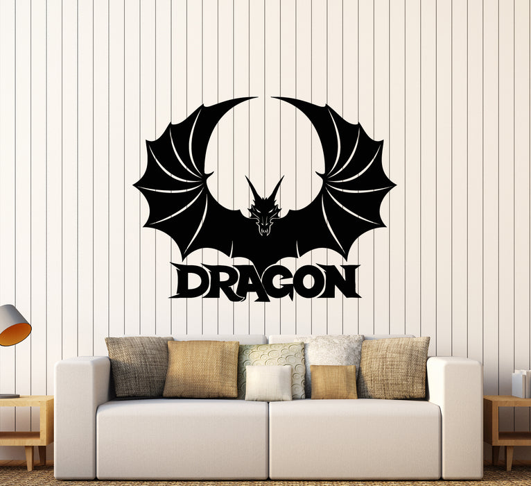 Vinyl Wall Decal Logo Fantasy Dragon Children's Room Decoration Stickers (3168ig)