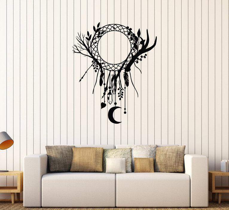 Vinyl Wall Decal Ethnic Decor Dream Catcher Stickers Mural Unique Gift (609ig)