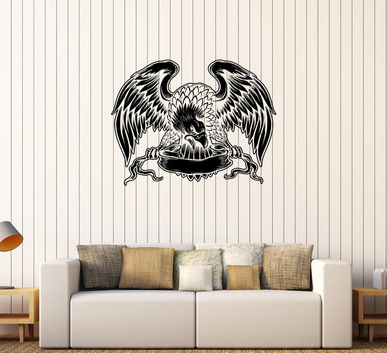 Vinyl Wall Decal American Eagle United States Patriotic Decorating Room Stickers Unique Gift (274ig)