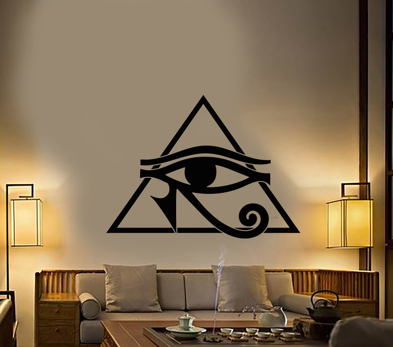 Vinyl Wall Decal Egyptian Eye of Horus Wadjet Protective Symbol Stickers (2962ig)