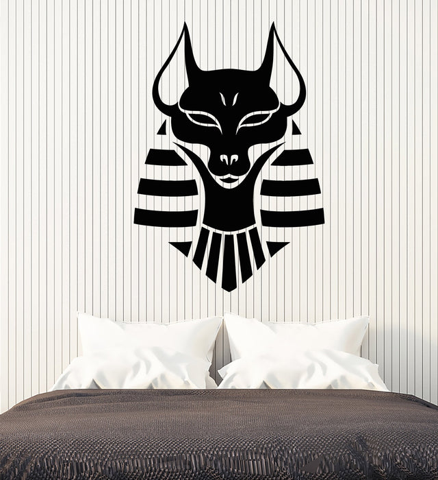 Vinyl Wall Decal Anubis Ancient Egyptian God Stickers (3065ig)