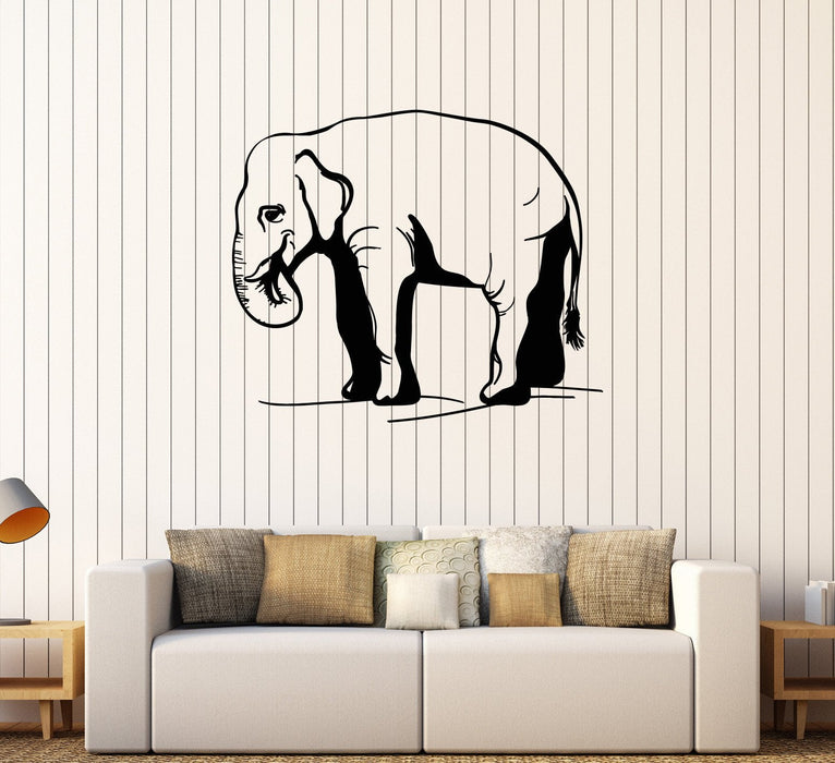 Vinyl Wall Decal African Elephant Animal Room Art Stickers Mural Unique Gift (593ig)
