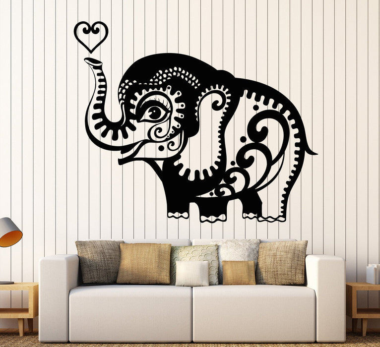 Vinyl Wall Decal Little Elephant African Animals Nursery Stickers Unique Gift (883ig)